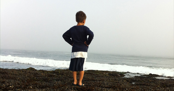 Martin looking out to sea